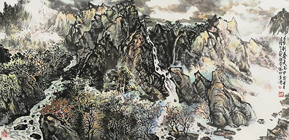黎越常作品 《多彩春天 》